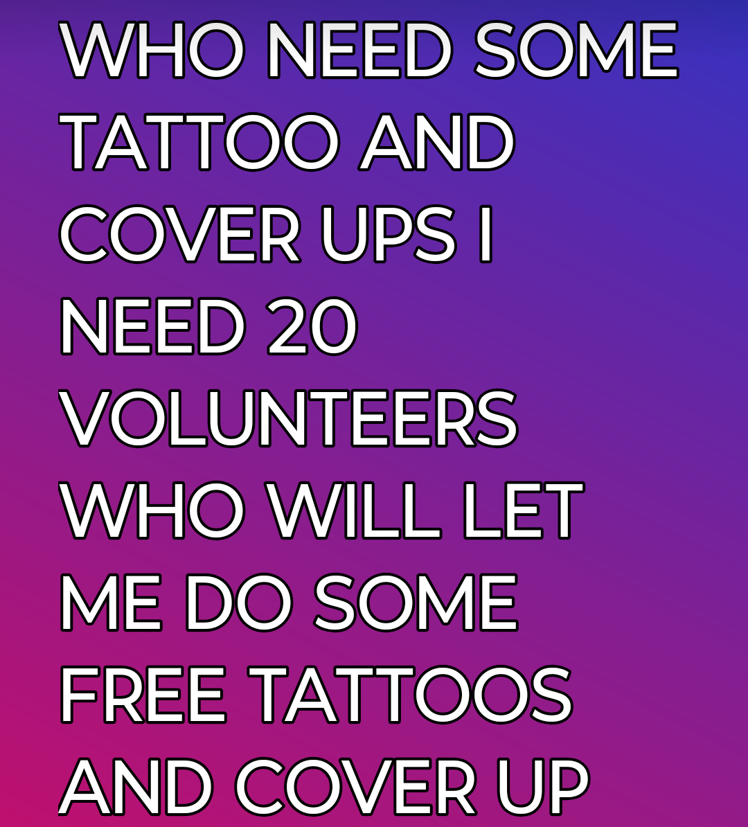 Free tattoo scam