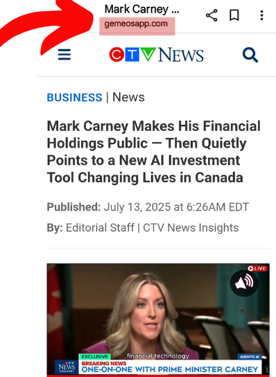 Scam ad