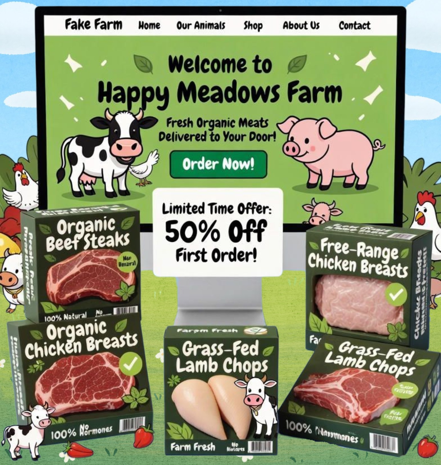 Online Food Deal scams