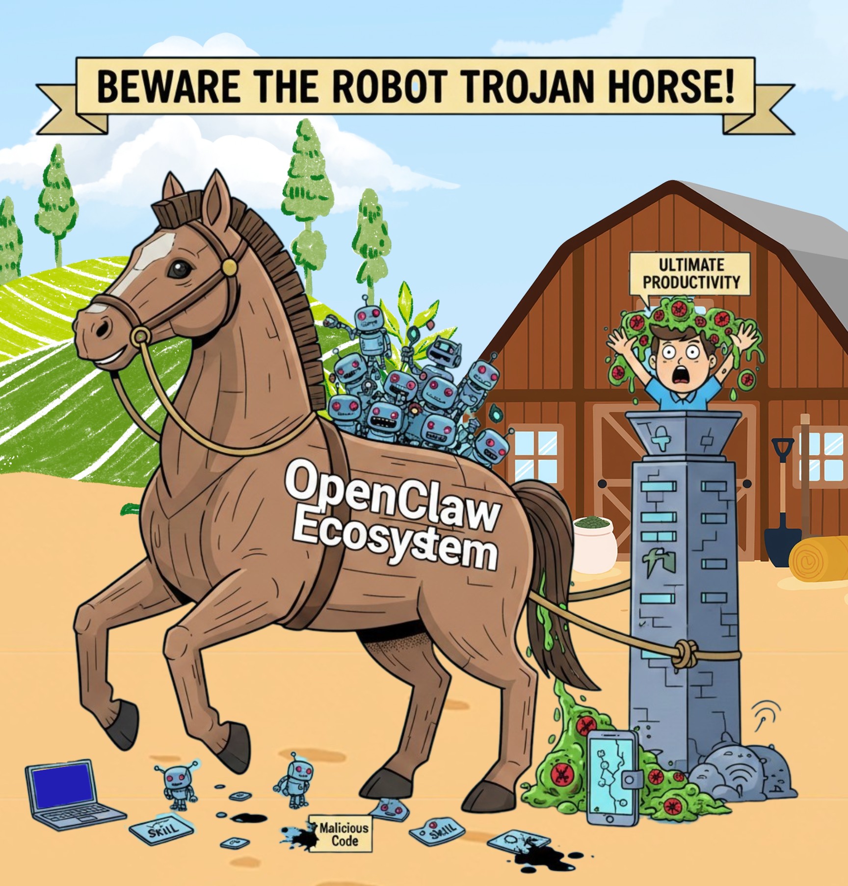 Agentic AI Trojan horse