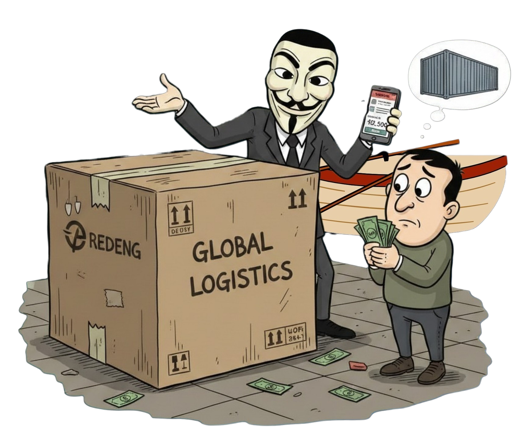 Container and logistics scammers